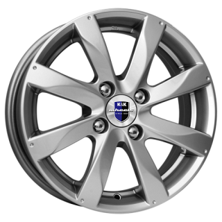 Диск литой КиК Джемини 15x6.0J/4x114.3 D66.1 ET40 дарк платинум