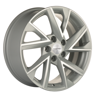 Диск литой Khomen Wheels 1714 17x7.0J/5x114.3 D60.1 ET39 F-Silver-FP