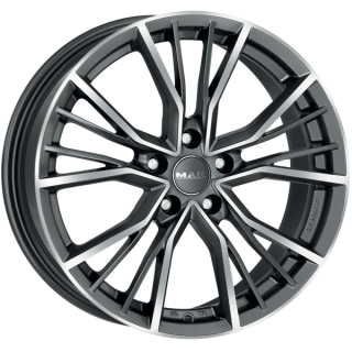 Диск литой MAK Union 21x9.5J/5x112 D66.6 ET25 Gun Met-Mirror Face