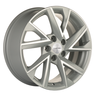 Диск литой Khomen Wheels KHW1714 (Audi A4) 17x7.0J/5x112 D66.6 ET49 F-Silver-FP