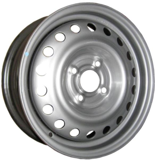 Диск штамп. EuroDisk 14007 14x5.5J/4x100 D57.1 ET45 Silver