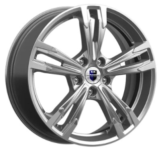 Диск литой КиК Karrera Light 18x7.0J/5x114.3 D66.1 ET40 брайт дарк платинум