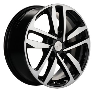 Диск литой Khomen Wheels 1612 16x6.5J/5x114.3 D67.1 ET46 Black-FP