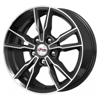 Диск литой iFree Икигай 16x6.5J/5x114.3 D60.1 ET45 блэк джек