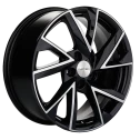 Диск литой Khomen Wheels KHW1714 (Bestum X40) 17x7.0J/5x114.3 D57.1 ET40 Black-FP