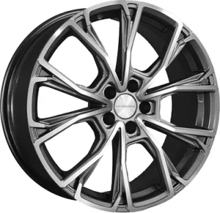 Диск литой Khomen Wheels KHW1907 (Geely Monjaro/Tugella) 19x7.5J/5x108 D63.4 ET46 Gray-FP