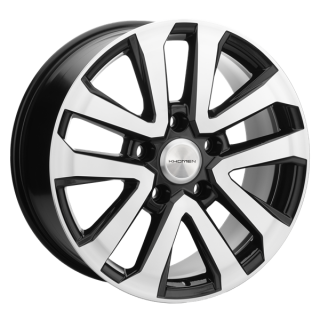 Диск литой Khomen Wheels 2003 20x8.5J/5x150 D110.1 ET58 Black-FP