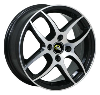 Диск литой CrossStreet CR-18 15x6.0J/4x100 D54.1 ET48 BKF