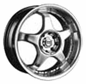 Диск литой Racing Wheels H-115 15x7.0J/4x98 D58.6 ET35 BK-OJW P