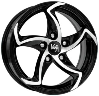 Диск литой КиК Ландау 15x6.5J/5x100 D67.1 ET40 Almaz_black