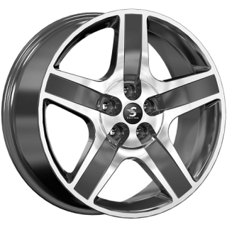 Диск литой Premium Series KP008 20x8.5J/5x112 D66.6 ET35 Diamond Black Gris