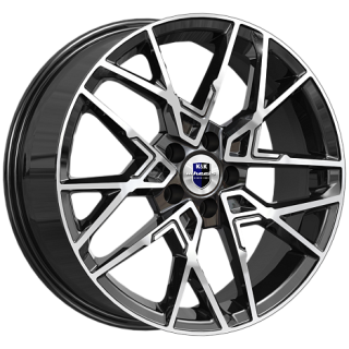 Диск литой КиК Вудроф 18x7.0J/5x114.3 D67.1 ET49 алмаз чёрный
