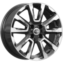 Диск литой КиК KC1026 16x6.5J/4x100 D60.1 ET41 алмаз черный для RENAULT Clio Grandtour