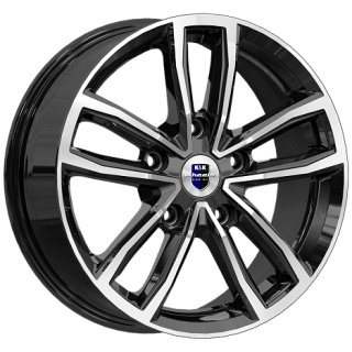 Диск литой КиК Каланг 17x6.5J/5x114.3 D67.1 ET45 алмаз чёрный