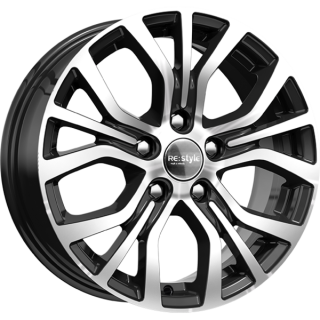 Диск литой КиК КС736 16x6.5J/5x114.3 D67.1 ET41 алмаз чёрный