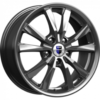 Диск литой КиК Слайдер 16x6.5J/5x114.3 D60.1 ET50 дарк платинум