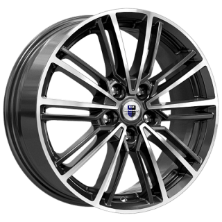 Диск литой КиК Эрфурт 17x7.0J/5x108 D67.1 ET40 алмаз чёрный