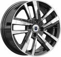 Диск литой КиК Хант 15x6.0J/4x98 D58.5 ET33 алмаз черный