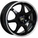 Диск литой CrossStreet CR-14 14x5.5J/4x98 D58.5 ET35 BKPL