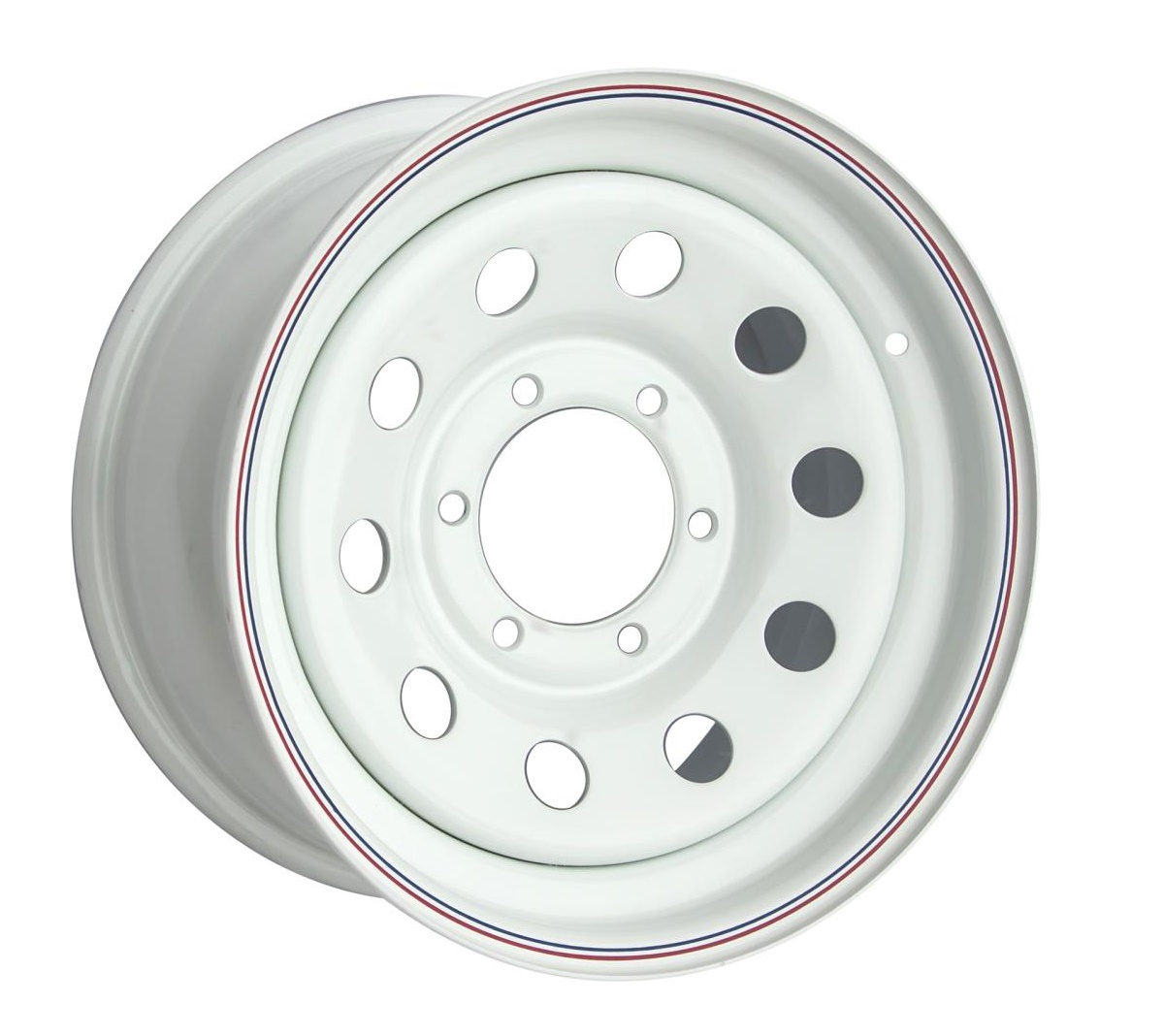 Купить диски штамп. Off-Road Wheels Toyota/Nissan 16x7.0J/6x139.7 D110 ET30  белый в Челябинске