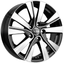 Диск литой КиК КС749 17x7.0J/5x112 D57.1 ET48.5 алмаз черный