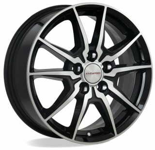 Диск литой КиК Адамар (КС886) 16x6.5J/5x108 D63.35 ET50 алмаз черный