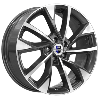 Диск литой КиК Роквуд 17x7.0J/5x108 D67.1 ET35 алмаз чёрный