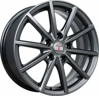 Диск литой Alcasta M61 16x6.5J/5x100 D57.1 ET38 Graphite