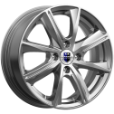 Диск литой КиК Арнар 15x6.0J/4x100 D67.1 ET40 дарк_платинум