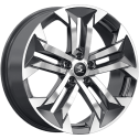 Диск литой Premium Series KP015 19x7.5J/5x114.3 D64.1 ET40 Diamond Black Gris