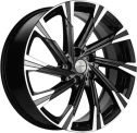 Диск литой Khomen Wheels 1901 19x7.5J/5x114.3 D64.1 ET40 Black-FP