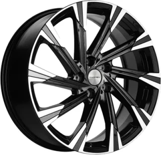 Диск литой Khomen Wheels 1901 19x7.5J/5x114.3 D64.1 ET40 Black-FP