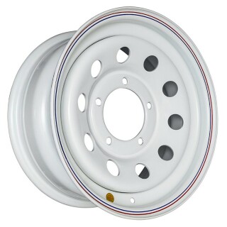 Диск штамп. Off-Road Wheels УАЗ 16x8.0J/5x139.7 D110 ET-25 белый