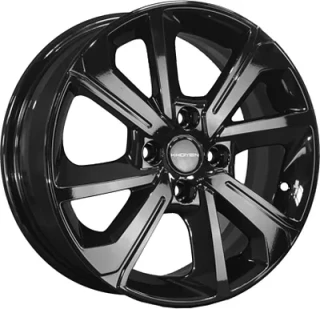 Диск литой Khomen Wheels KHW1501 (Rio/Solaris) 15x6.0J/4x100 D54.1 ET46 Black