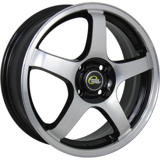 Диск литой CrossStreet CR-14 15x6.0J/4x100 D60.1 ET40 BKPL