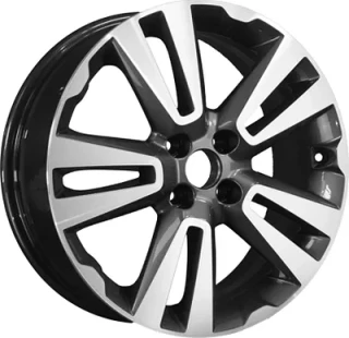 Диск литой КиК Старкад (Vesta) (КС748) 17x6.5J/4x100 D60.15 ET43 антрацит-алмаз