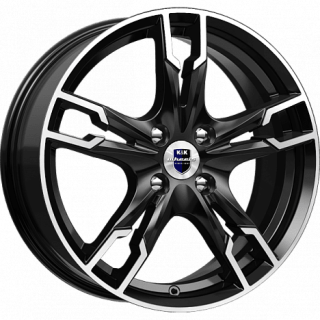 Диск литой КиК Солар 17x7.0J/5x114.3 D67.1 ET40 алмаз чёрный