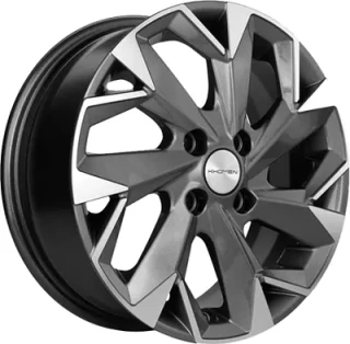 Диск литой Khomen Wheels KHW1508 (Vesta) 15x6.0J/4x100 D60.1 ET50 Gray-FP