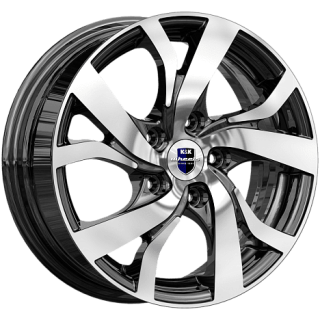 Диск литой КиК Палермо 16x6.5J/5x110 D67.1 ET51 алмаз чёрный