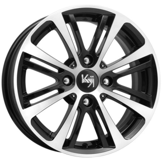 Диск литой КиК Беринг 14x5.5J/4x100 D67.1 ET43 алмаз черный