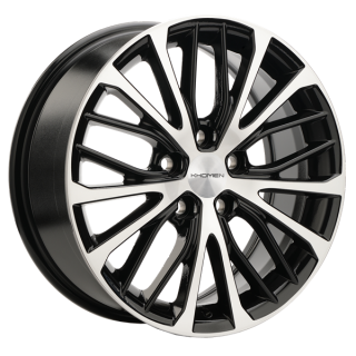 Диск литой Khomen Wheels KHW1705 17x7.0J/5x108 D60.1 ET40 Black-FP