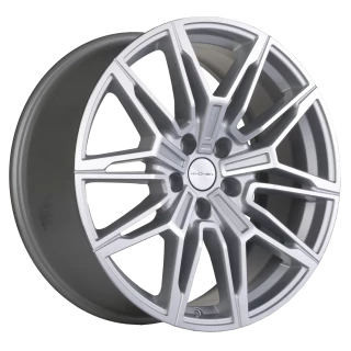 Диск литой Khomen Wheels KHW1904 (3/4/5/6 series) 19x8.5J/5x112 D66.6 ET30 Brilliant Silver-FP
