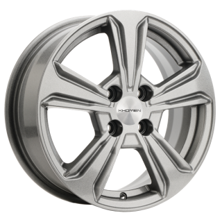 Диск литой Khomen Wheels KHW1502 15x6.0J/4x100 D60.1 ET50 G-Silver