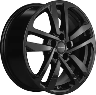 Диск литой Khomen Wheels KHW1612 (Huyndai/Mazda) 16x6.5J/5x114.3 D67.1 ET45 Black