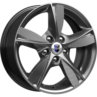 Диск литой КиК Кинезис 16x6.5J/5x112 D57.1 ET42 дарк платинум