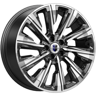 Диск литой КиК Галего (КС1039) 19x7.5J/5x108 D65.1 ET46 алмаз чёрный