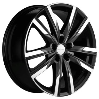 Диск литой Khomen Wheels KHW1905 (GAC GS8) 19x7.5J/5x120 D59.5 ET41 Black-FP