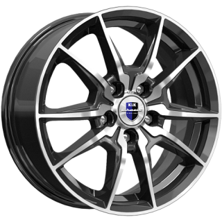 Диск литой КиК Адамар 16x6.5J/5x114.3 D66.1 ET40 алмаз черный