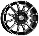 Диск литой КиК Сиеста 15x6.0J/5x105 D56.6 ET39 алмаз черный