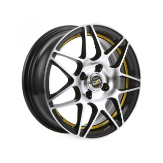 Диск литой Alcasta M28 14x5.5J/4x98 D58.6 ET35 BKFYSI